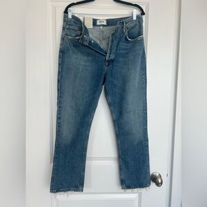 Agolde Riley High Rise Straight Crop 29 NWT color:CLCT